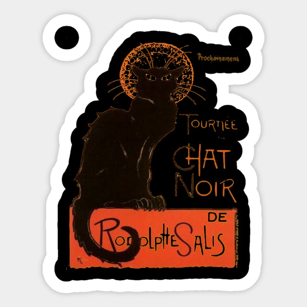 Tournee Du Chat Noir - After Steinlein Sticker by dietrafter